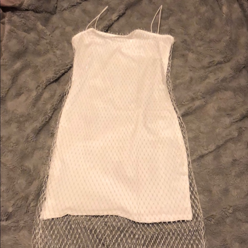 Classic white club dress